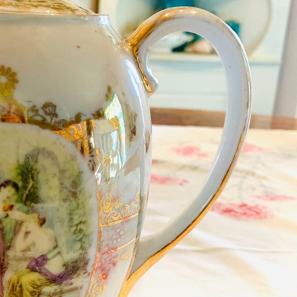 Antique c1890 King Karlsbad Austria Chocolate Pot - Picture 5 of 15